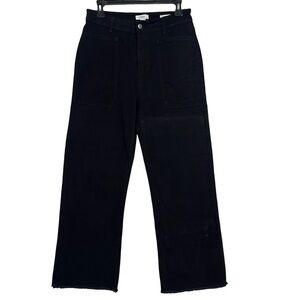 Forever 21 Black High Rise Wide Leg Jeans Size‎ 28